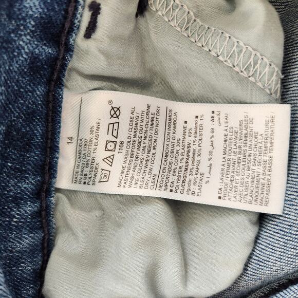 Old Navy Mid Rise Bootcut Jeans Medium Wash Denim Stretchy Fit Size 14 - Picture 5 of 9